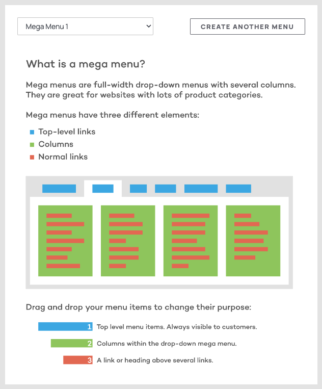 How do I create a Mega Menu?