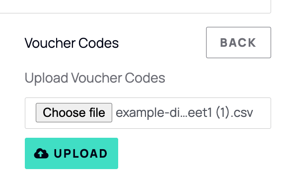 Voucher Code Load How do I bulk upload voucher codes?